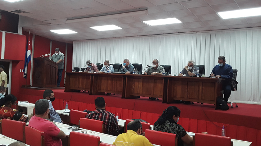 Debate on implementation of the Ordering Task in the agricultural sector in Granma